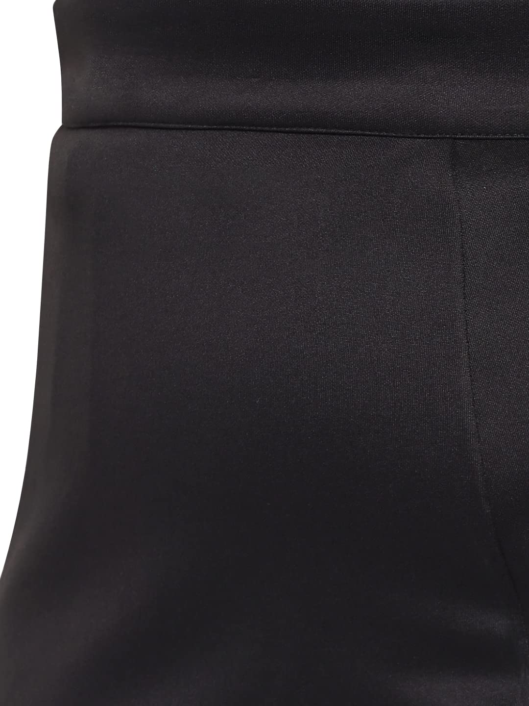 wild U Women Western Plus Size Front Slit Mini Short Trendy Latest Skirt (Black, Waist : 38")