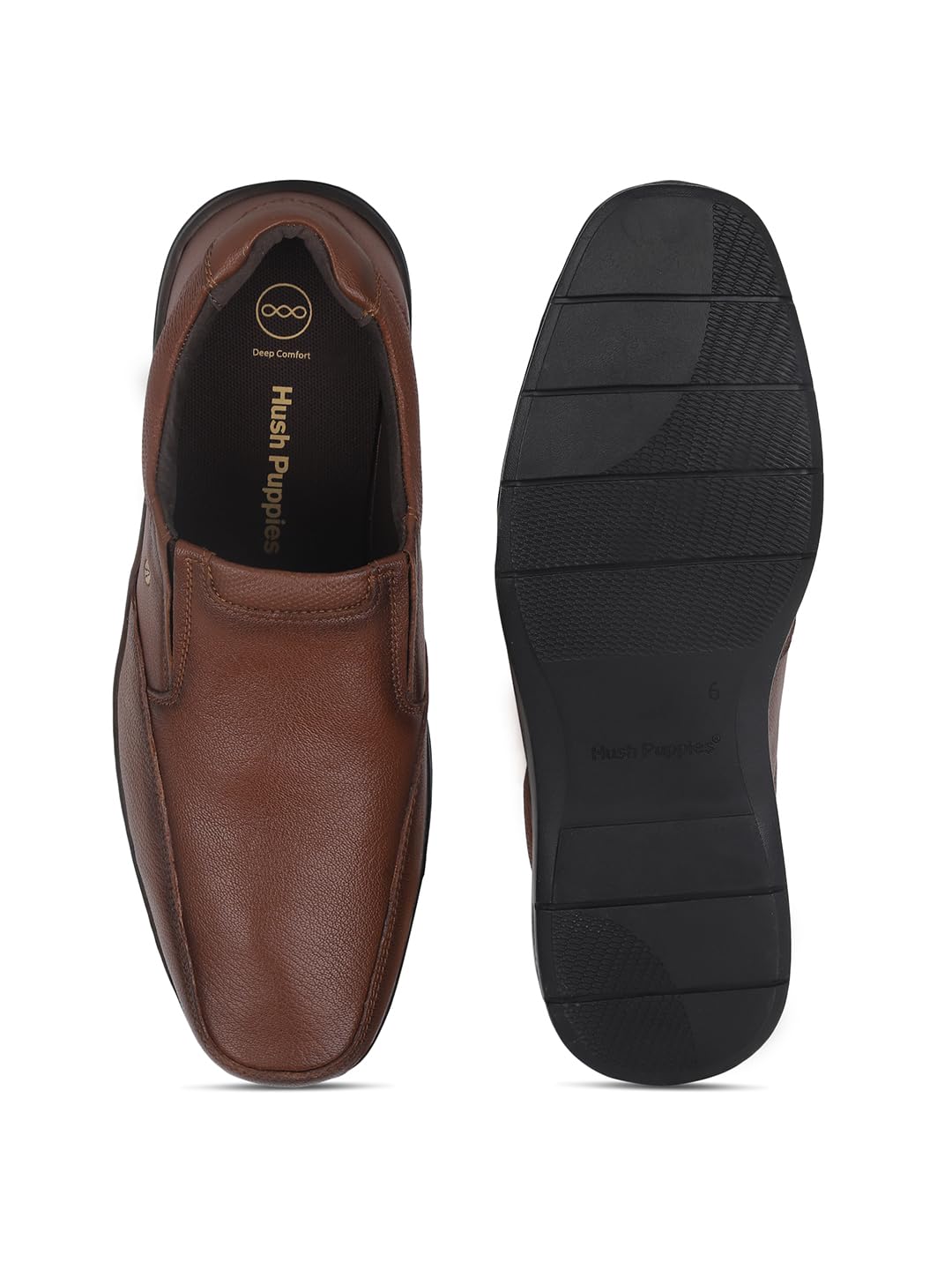 Hush Puppies Forest Slipon Mens Casual Loafer in Brown (8 UK)