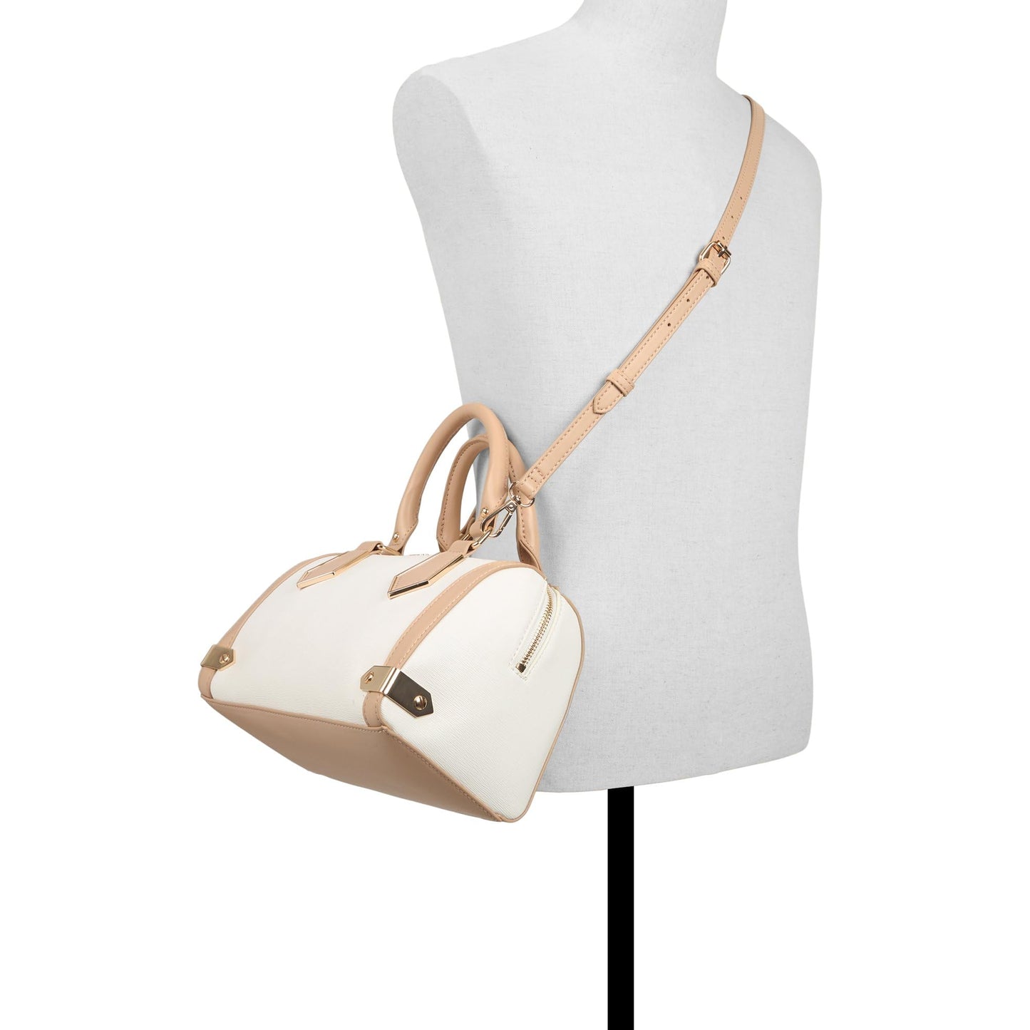 Aldo MAYBRY Women's White Barrel Bag