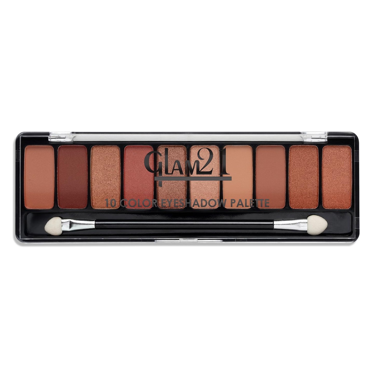 Glam21 Mystique 10 Color Eyeshadow Palette |Long-Lasting | Smudge Free | Long Wearing And Easily Blendable Eye Makeup Palette Matte, Shimmery And Metallic Finish