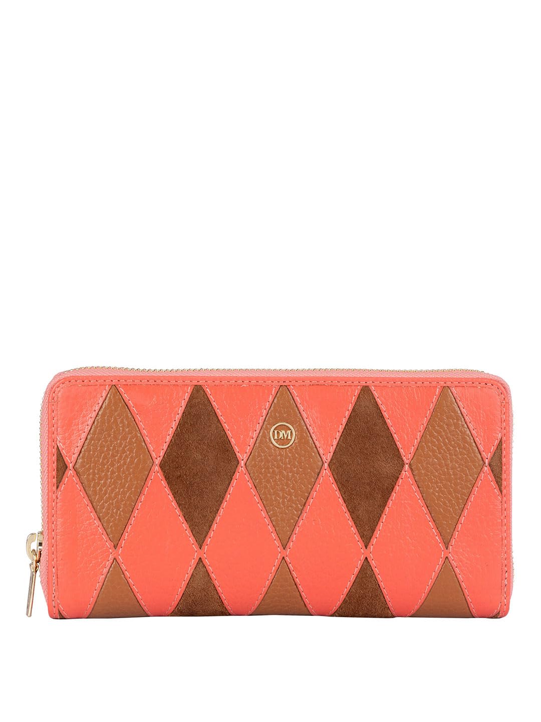 Da Milano Genuine Leather Red Ladies Wallet (10168)