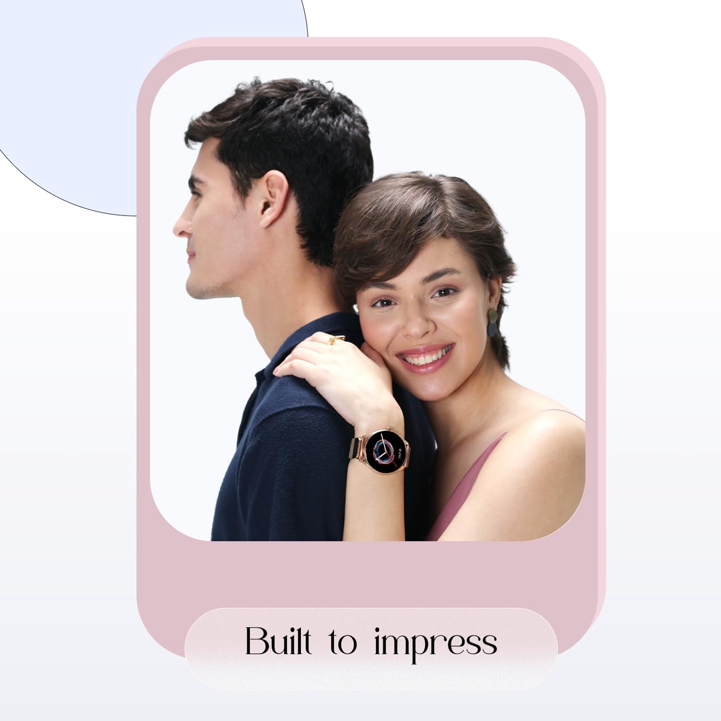 Noise Twist 2 Smart Watch with 1.43” AMOLED Screen, AI Search & Voice Assistant, Bluetooth Calling, Stainless Steel Back, 7-Day Battery, 100+ Watch Faces, Health Suite, IP68 (Jet Black)