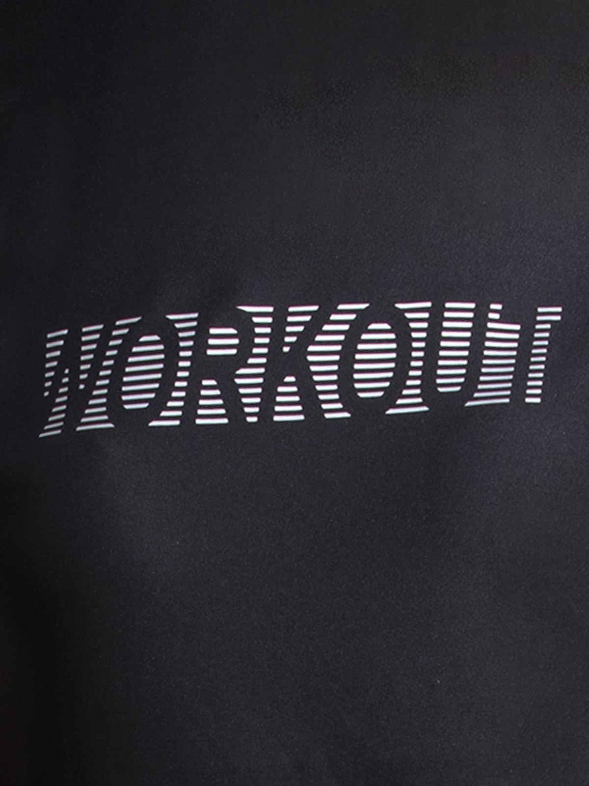 Clovia Women's Gym/Sports Text Print Activewear T-Shirt (AT0112P13_Black_XXL)