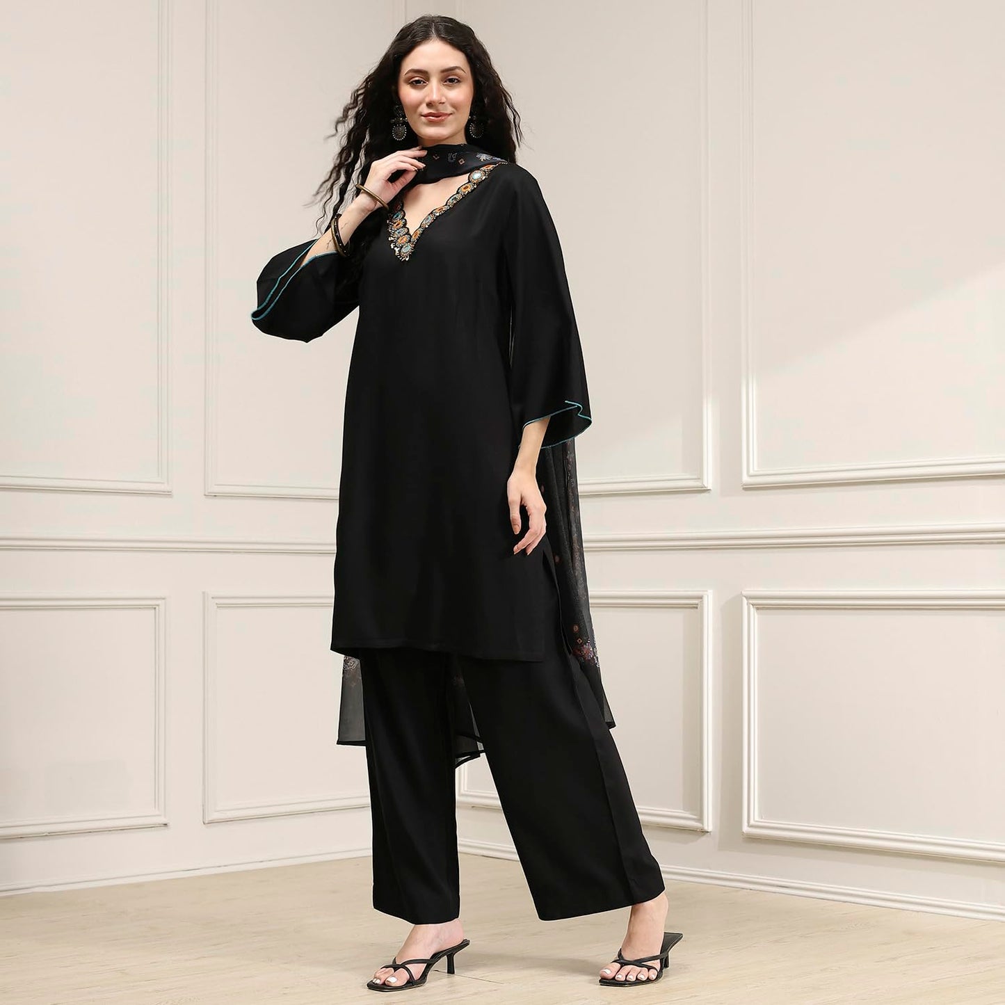 BIBA Womens Kurta Set