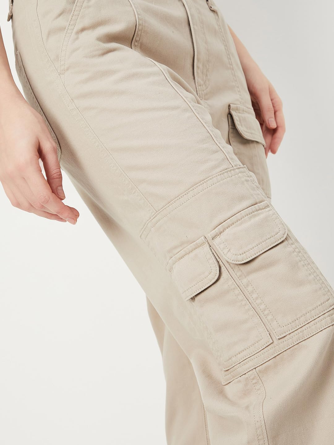 Max Women's Regular Pants (STEEN4D_Beige