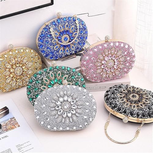 Mastyle® Sunflower Diamond Clutch Handbag With Light Design For Women