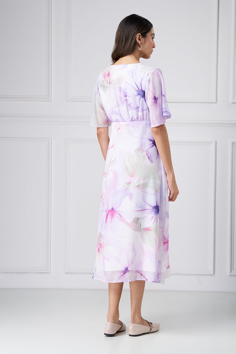 Annabelle by Pantaloons Womens Dress_SS26WWANDNJ00064N67A165_Lilac_L