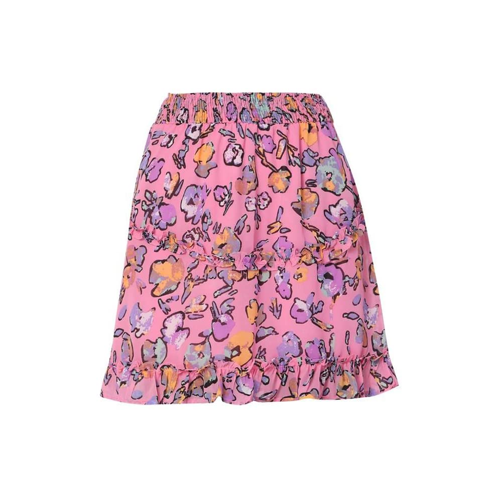Vero Moda Polyester Western Skirt Pink