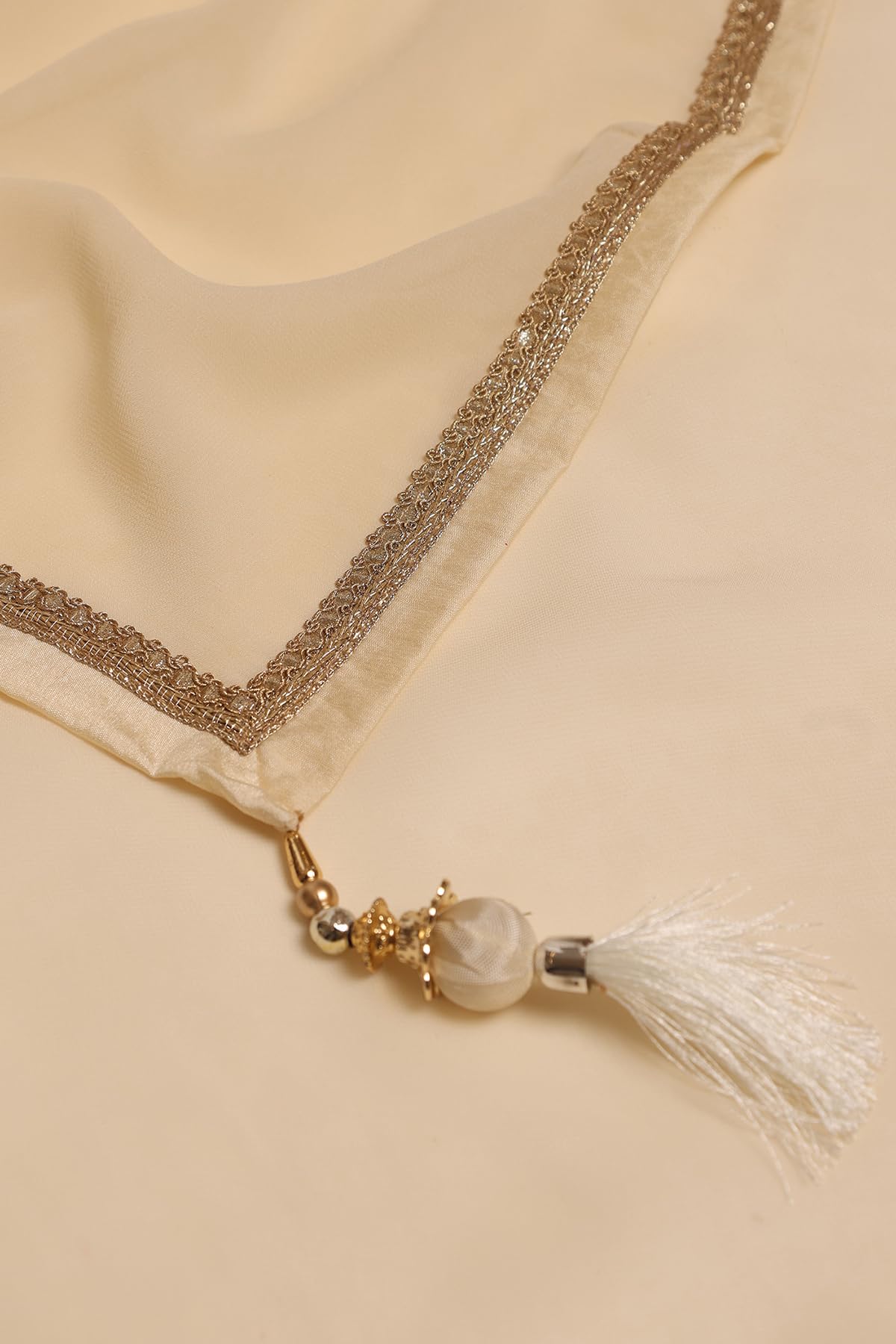 Soch Women's Brocade Lehenga Choli Set (OWS5CD21774_Off White_XL)