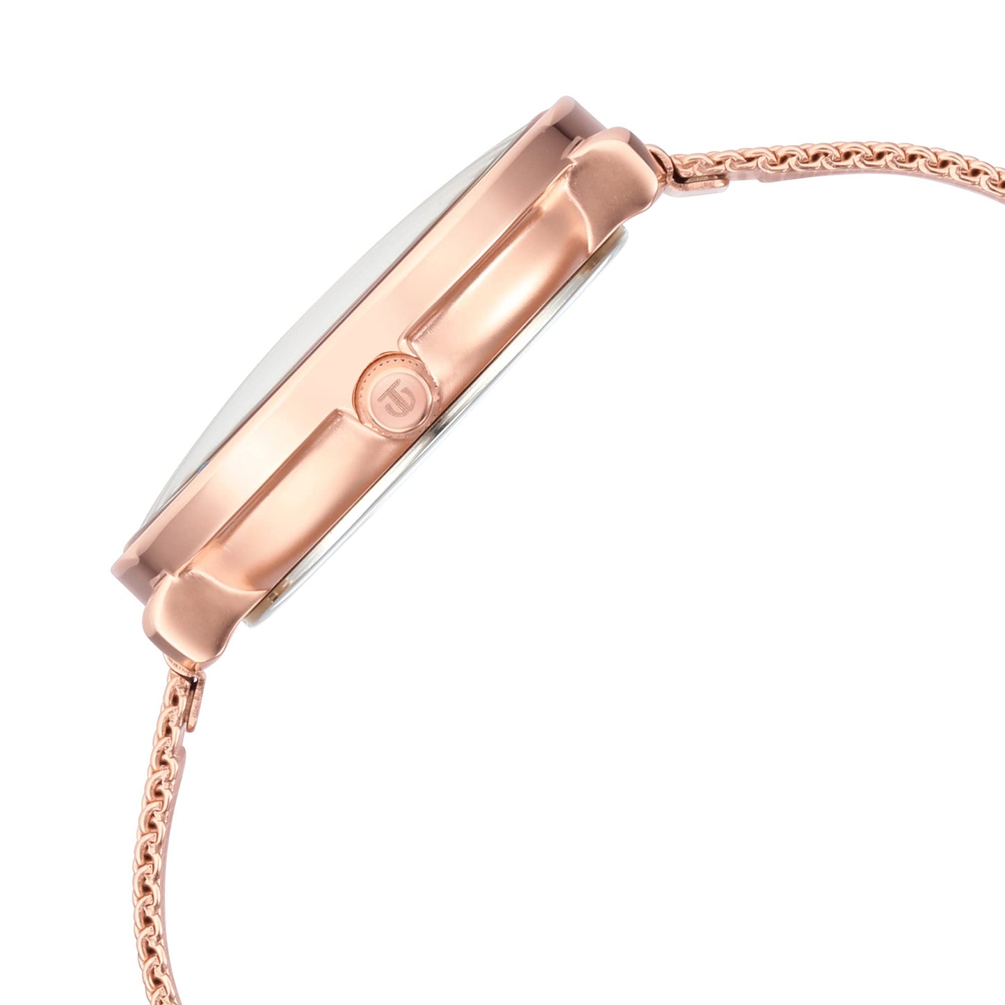 Titan Women Metal Analog White Dial Watch-Np2651Wm02/Np2651Wm02, Band Color-Rose Gold