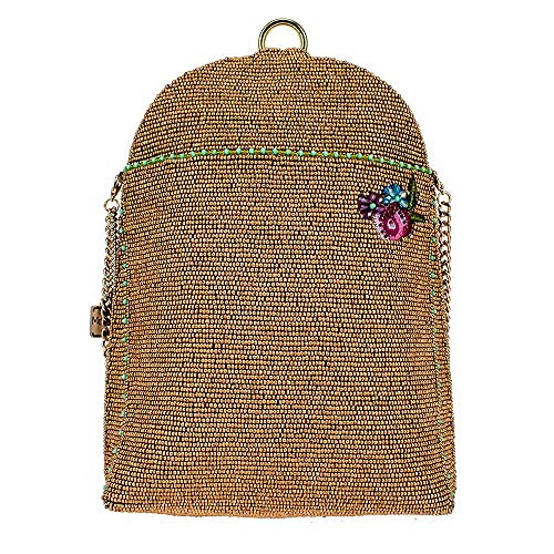 Mary Frances Pretty Parrot Beaded Handbag – Bird Embellished Crossbody Evening Shoulder Bag for Travel, Weddings, Parties – Multicolor