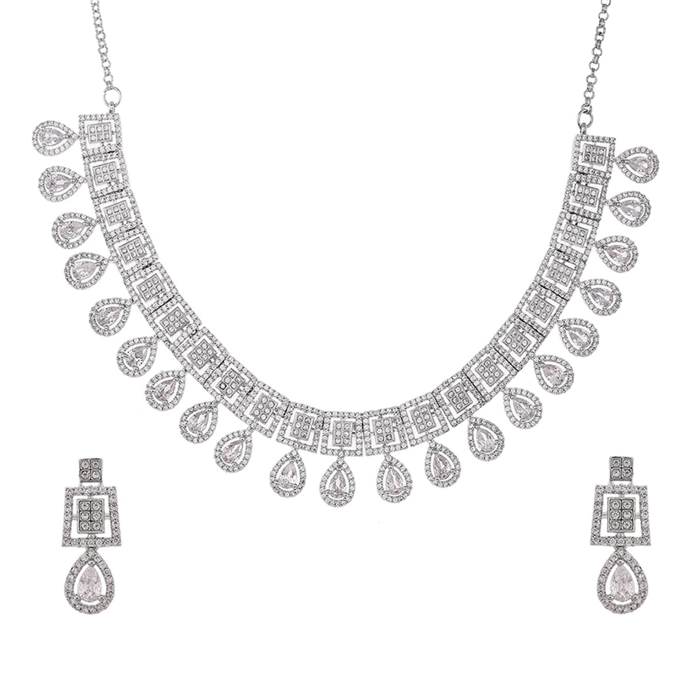 VOYLLA Victorian Jewelry Inspired Necklace Set For Women|Womens Jewellery Set|Gift For Women|Womens Gift|Gift For Her|