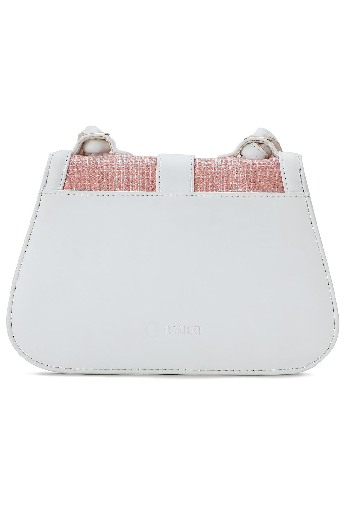 RASHKI AURA- Womens Crossbody Vegan Leather Handbag | Spacious | Unique Shape | Party Purse | Magnetic Button Closure