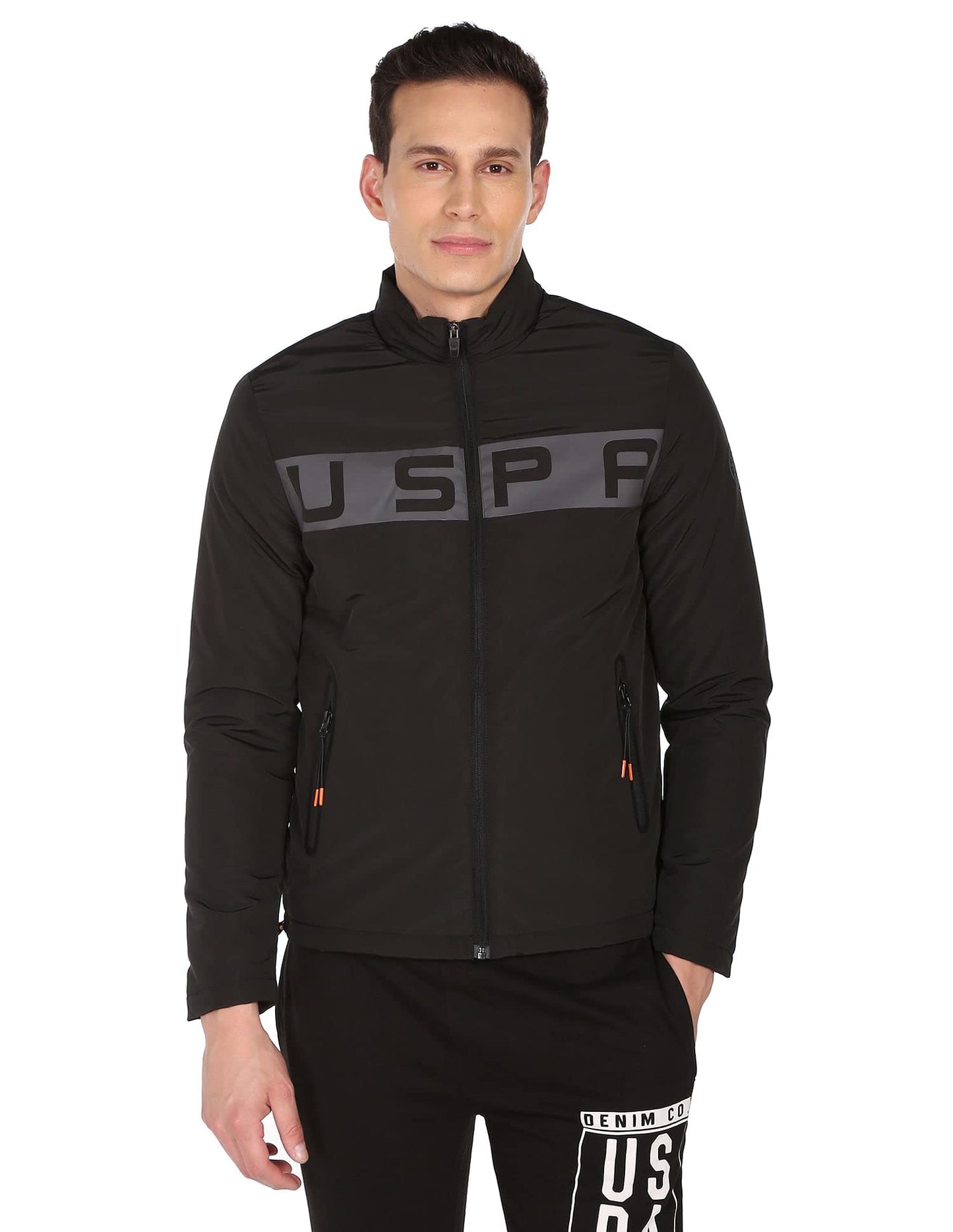 U.S. POLO ASSN. Men's Regular Jacket (UDJCK1140_Black_2XL)