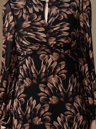 Kazo Dottie 2 Midi Dress (Black_L)