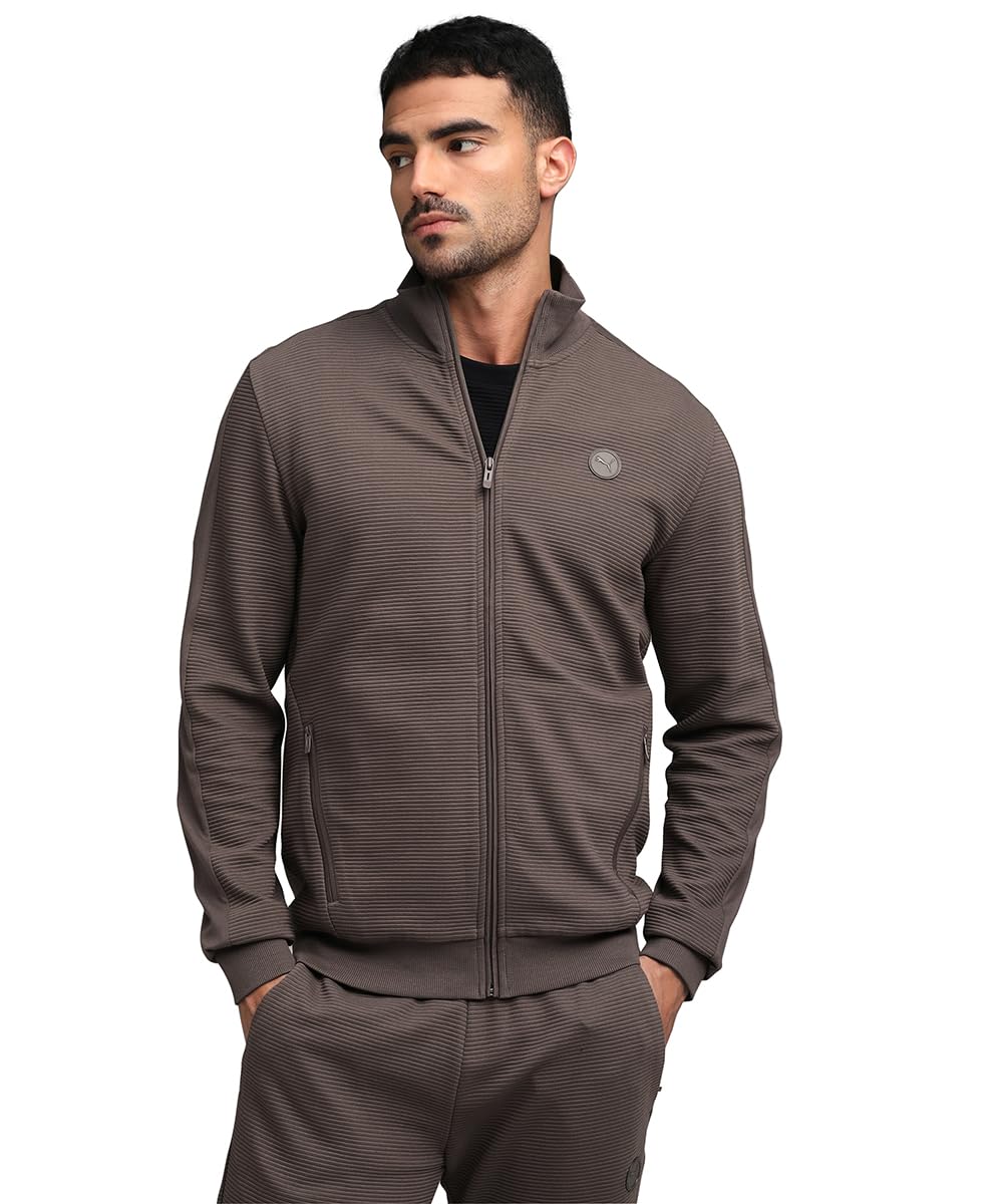 Puma Men Full Sleeve Cotton Full Zip with Pocket Sweat Jacket