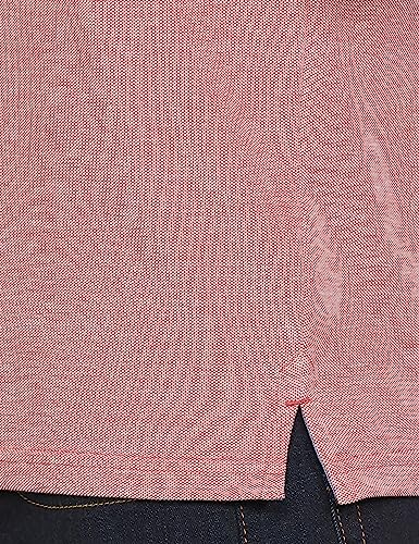 Allen Solly Men's Regular Fit T-Shirt (ASKPCURGF681008_Red L)