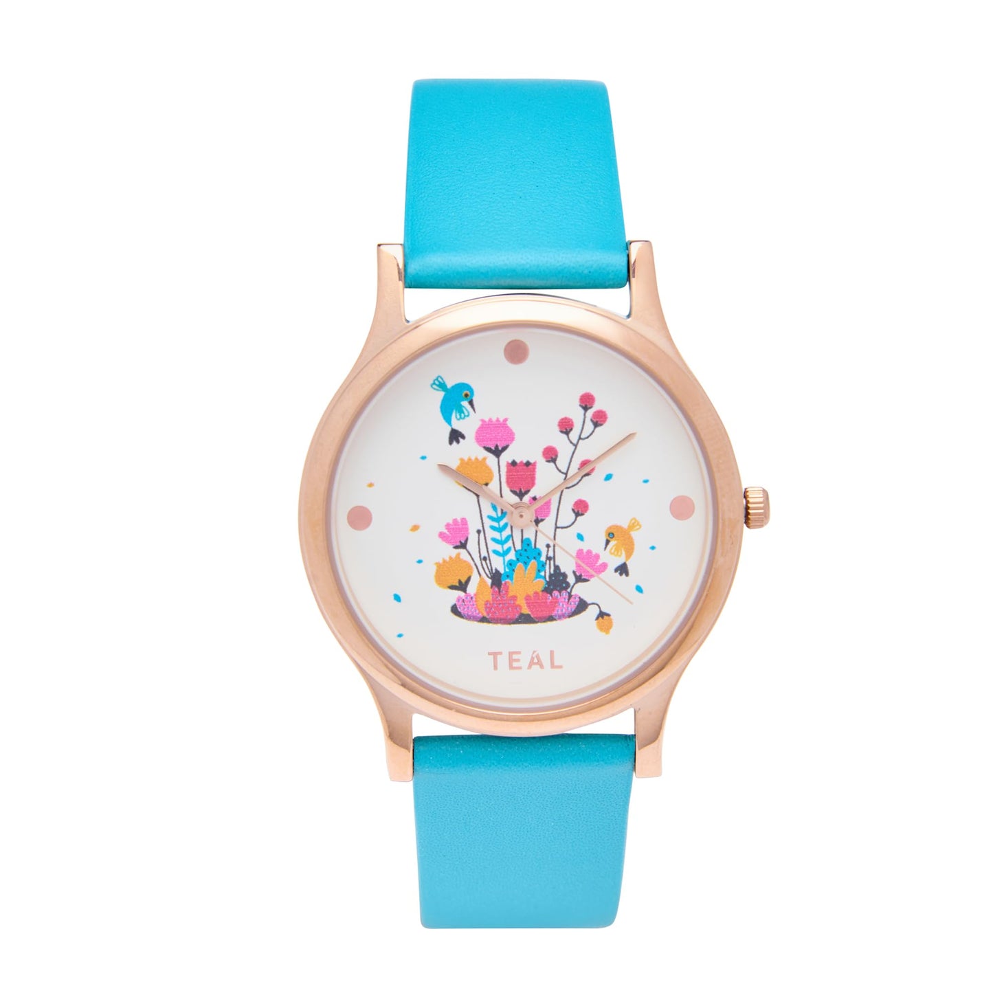 TEAL BY CHUMBAK Round Dial Analog Hand Watch for Women, Gifts for Women/Girls/Ladies, Stylish Fashion Watch for Casual/Work
