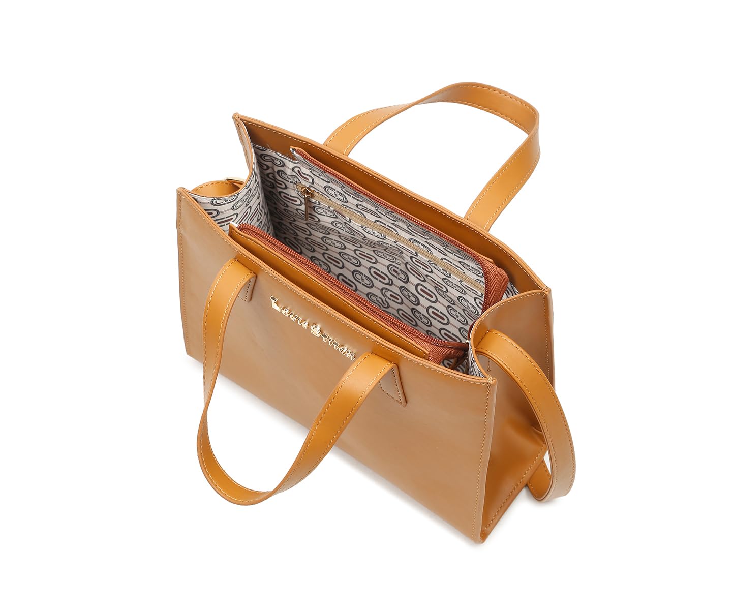 LOUIS STITCH Stylish Tan Handbag for Women | Ladies Satchel Handbag for Travel, Office, College | LDB-VF1039-HBTN