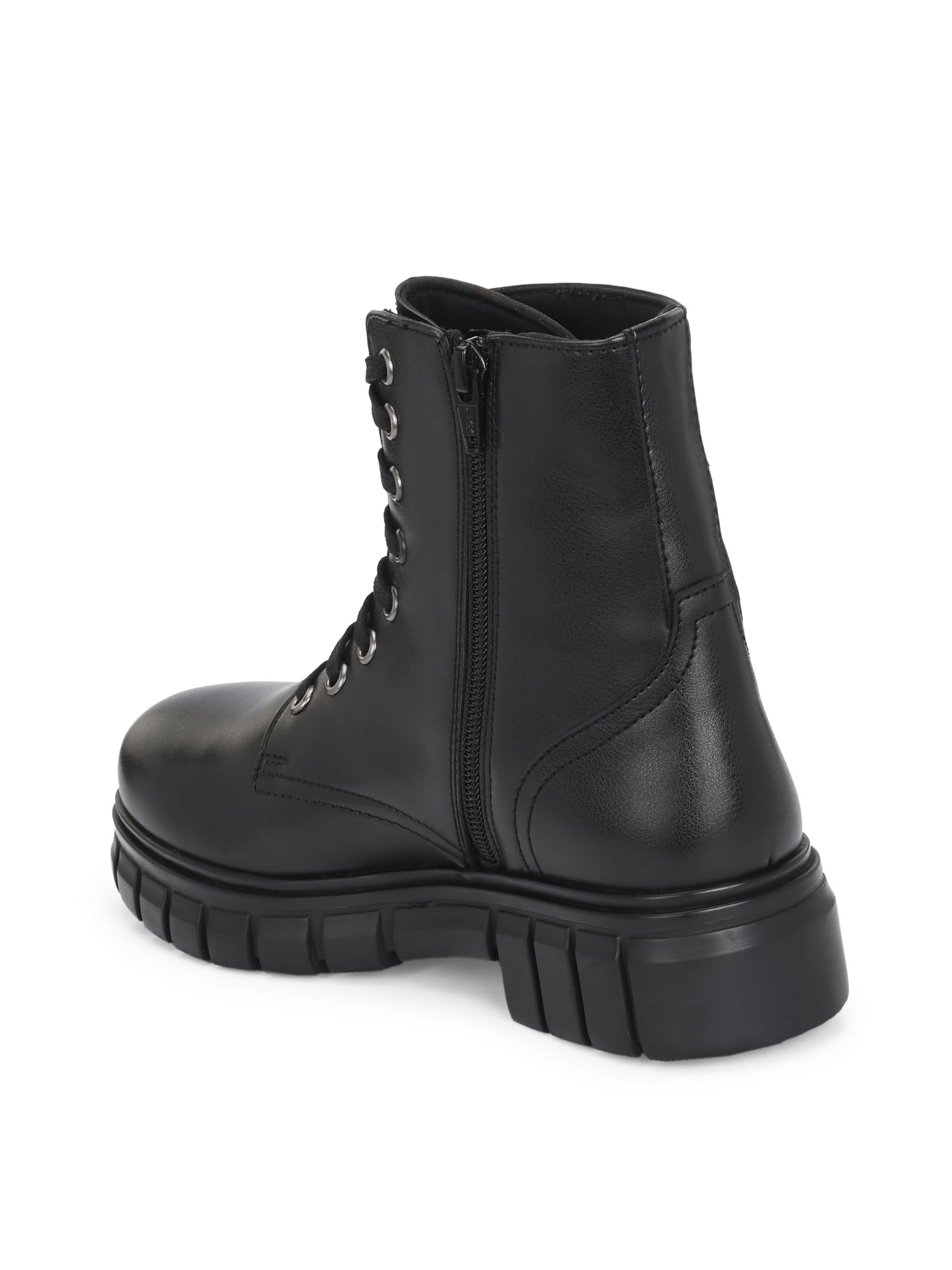 Delize Black women ankle derby boots 67313-36