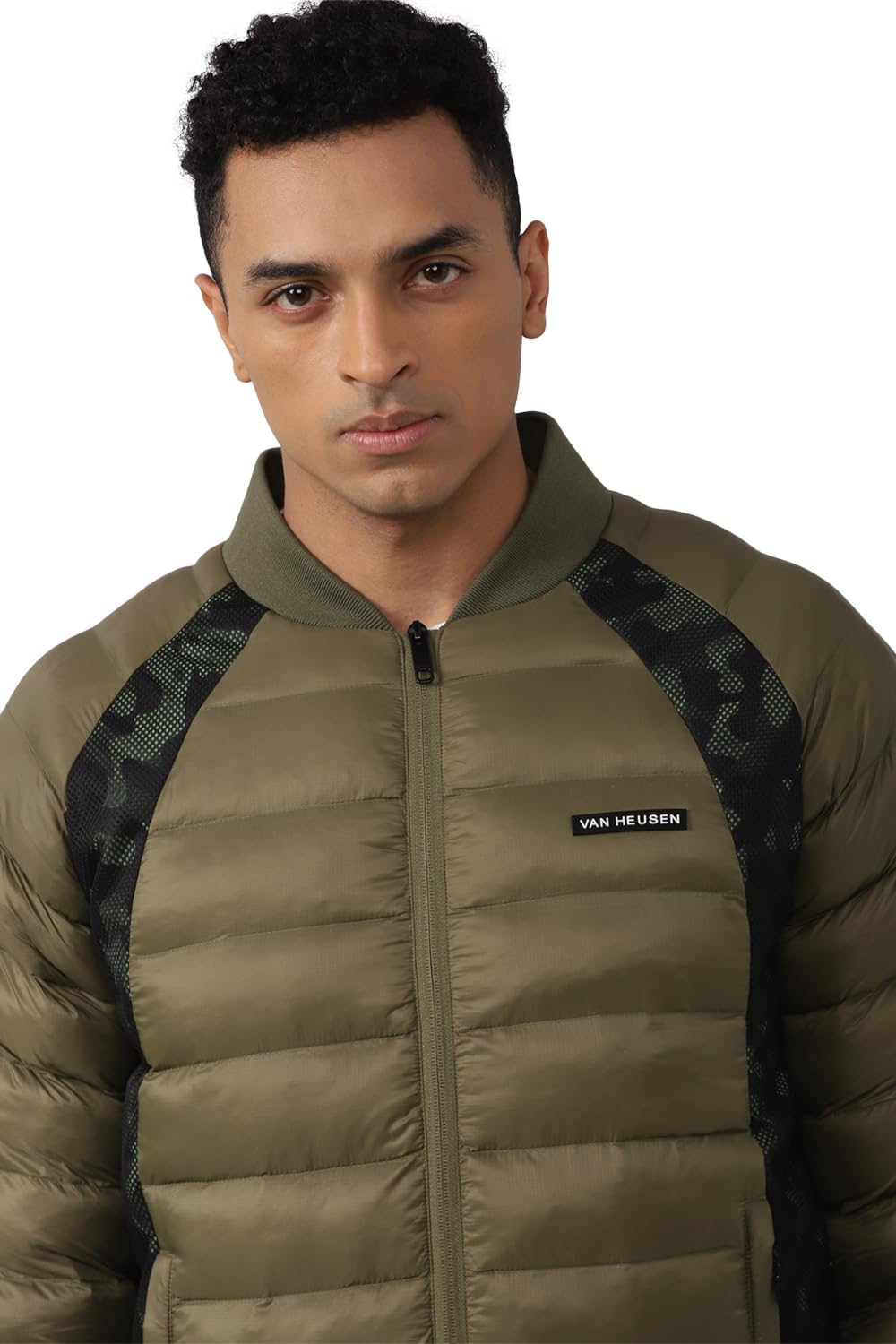 Van Heusen Men's A-Line Coat (VFJKARGFN66420_Green