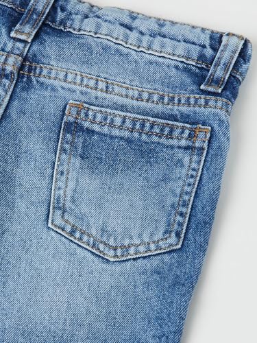 Max Girls Washed Distressed Jeans (Blue_2-3 Y)