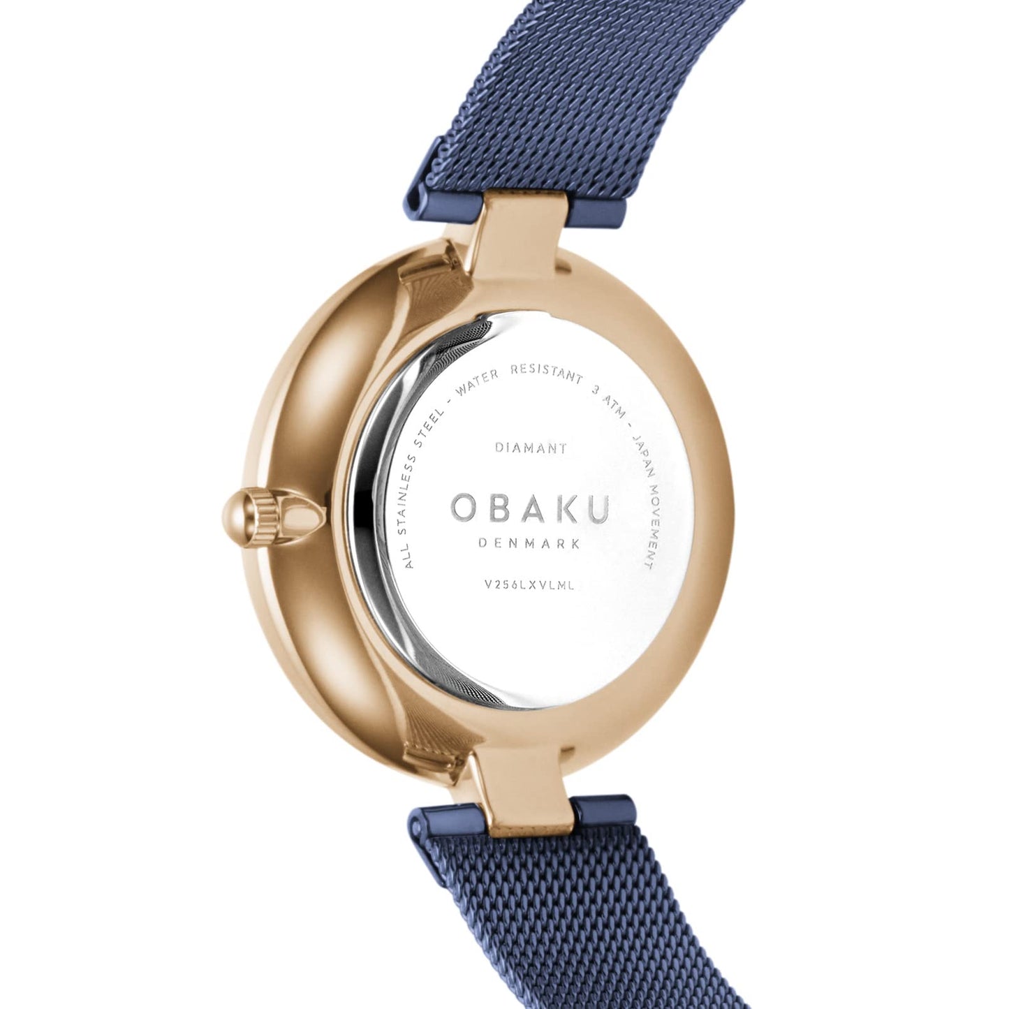 Obaku Diamant Ocean Analog Blue Dial Women's Watch-V256LXVLML