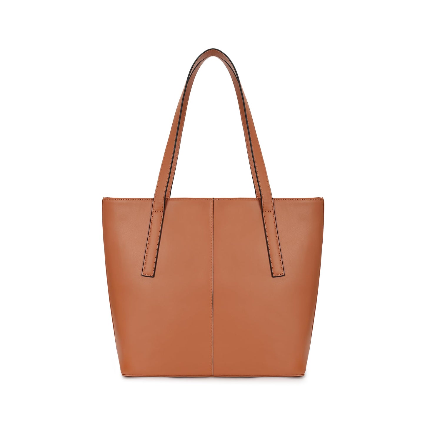 Fastrack Structured Solid Tote Bag for Women, Girls and Ladies with Top Zipper Closure | | Fits Upto 14" Laptop | Totes for Daily Office Use | Ladies Purse Handbag | Totes for Casual Carry