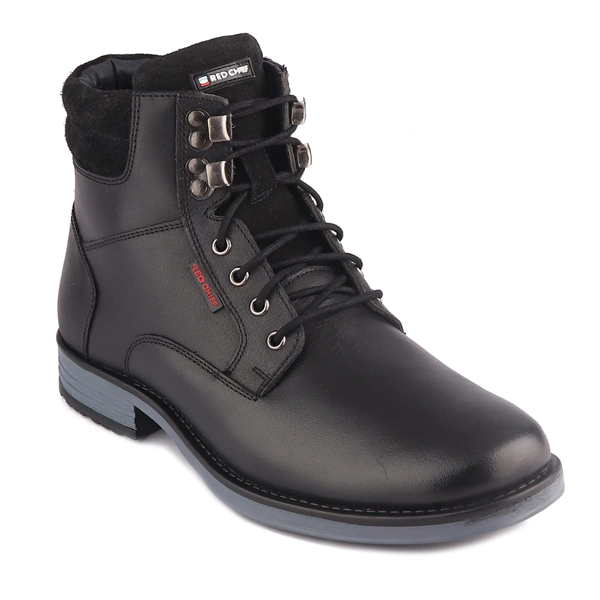 Red Chief Classic Lace Up | Casual Boot for Men | Black | TPR Sole