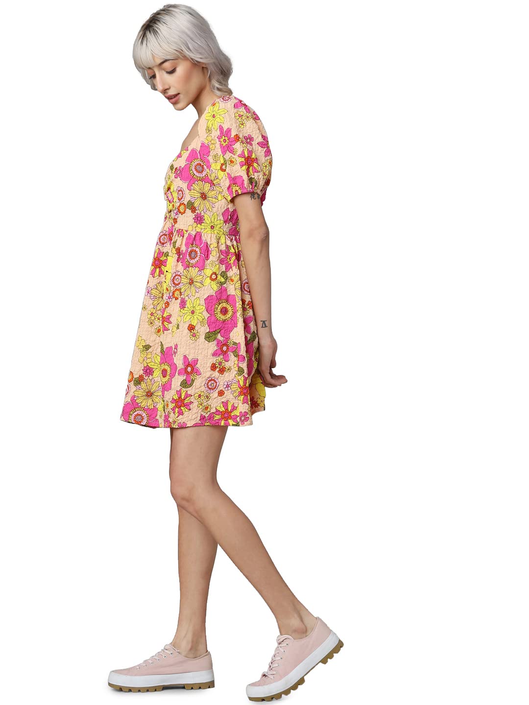 ONLY Regular Fit Dress (124156701_Apricot Ice_40)