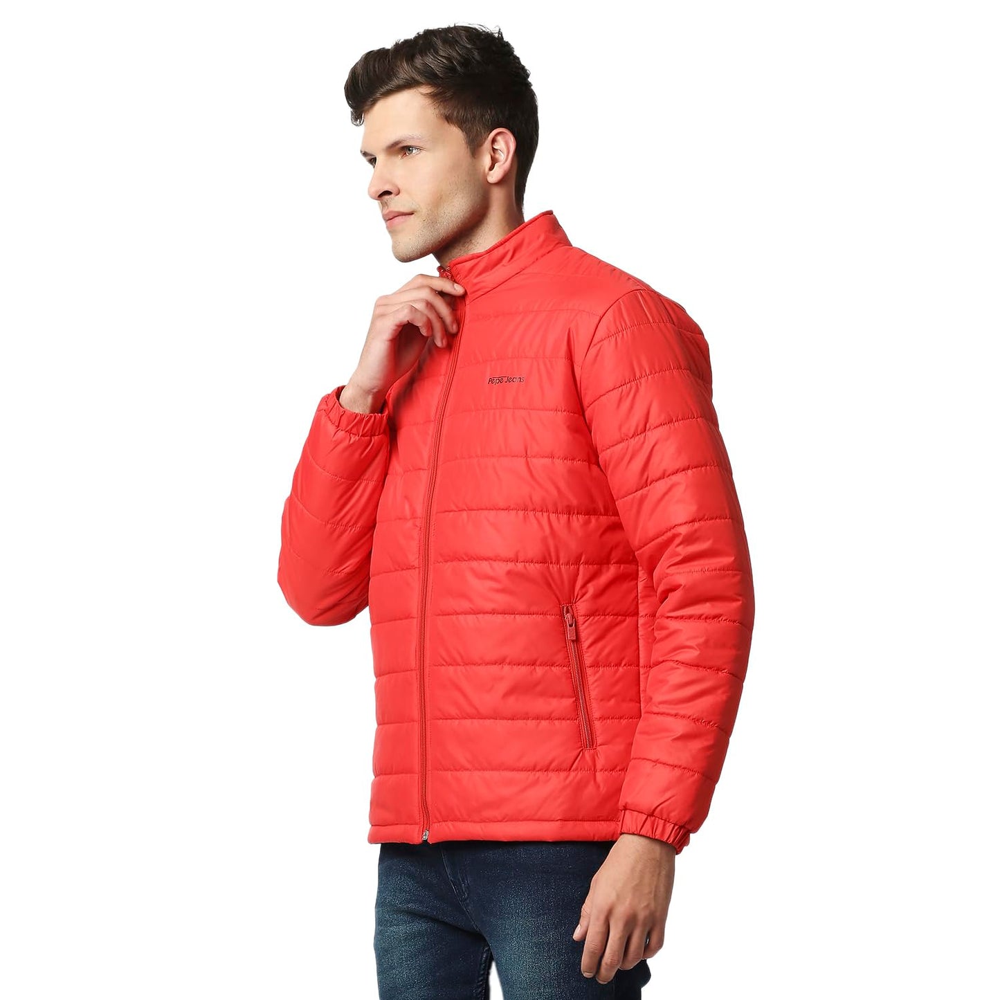 Pepe Jeans Men's A-Line Coat (PM402729_Red_S)