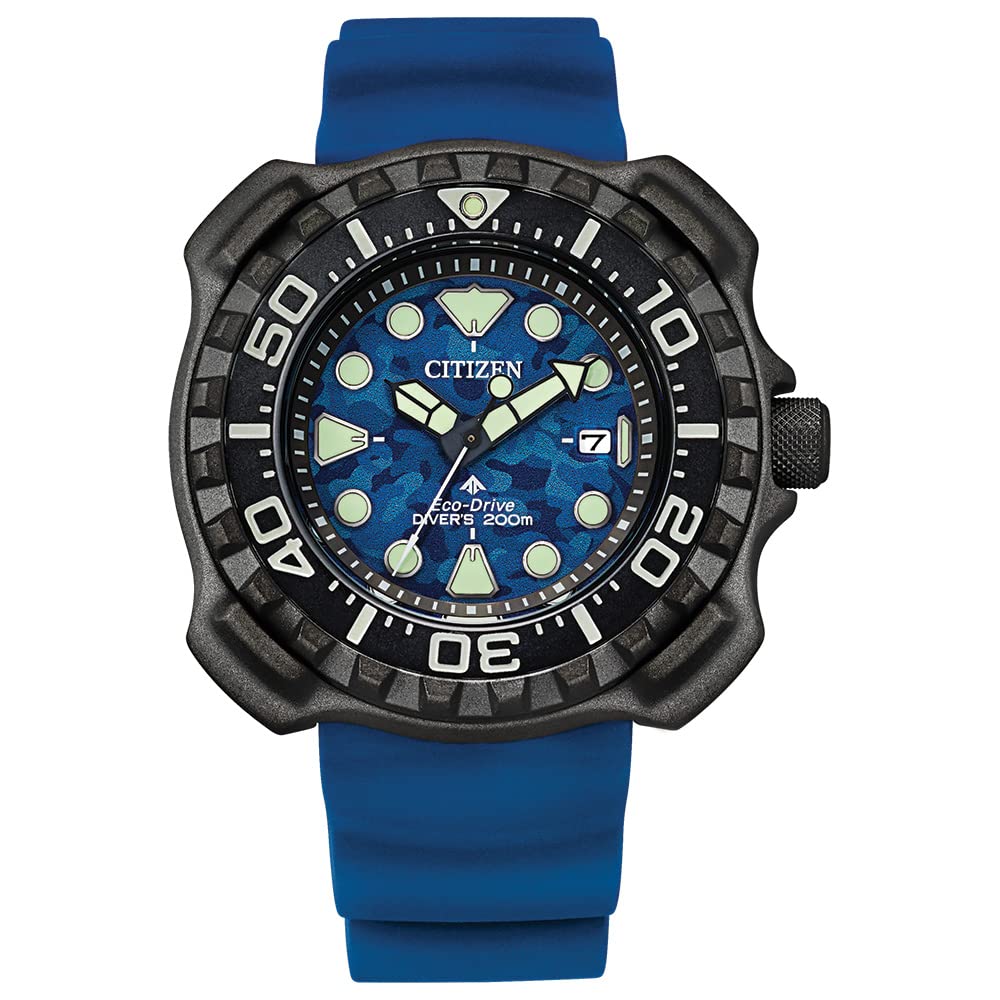 Citizen Men's Promaster Dive Super Titanium Eco-Drive Sport Watch, Polyurethane Strap