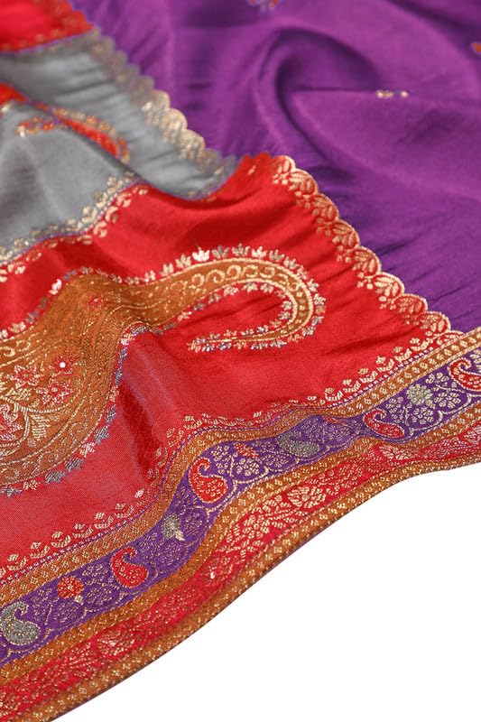 Soch Womens Mustard Silk Blend Embroidered Suit Set With Zardosi