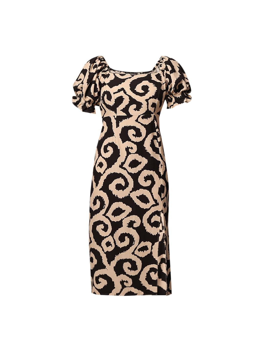 ONLY Women Regular Fit Beige Dress