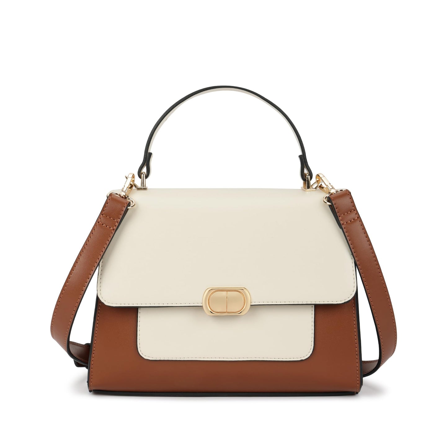 Fastrack ModLock Satchel | Women’s Faux-Leather Satchel | Dual Carry Options, Spacious Main Compartment & Quilted Front Pocket