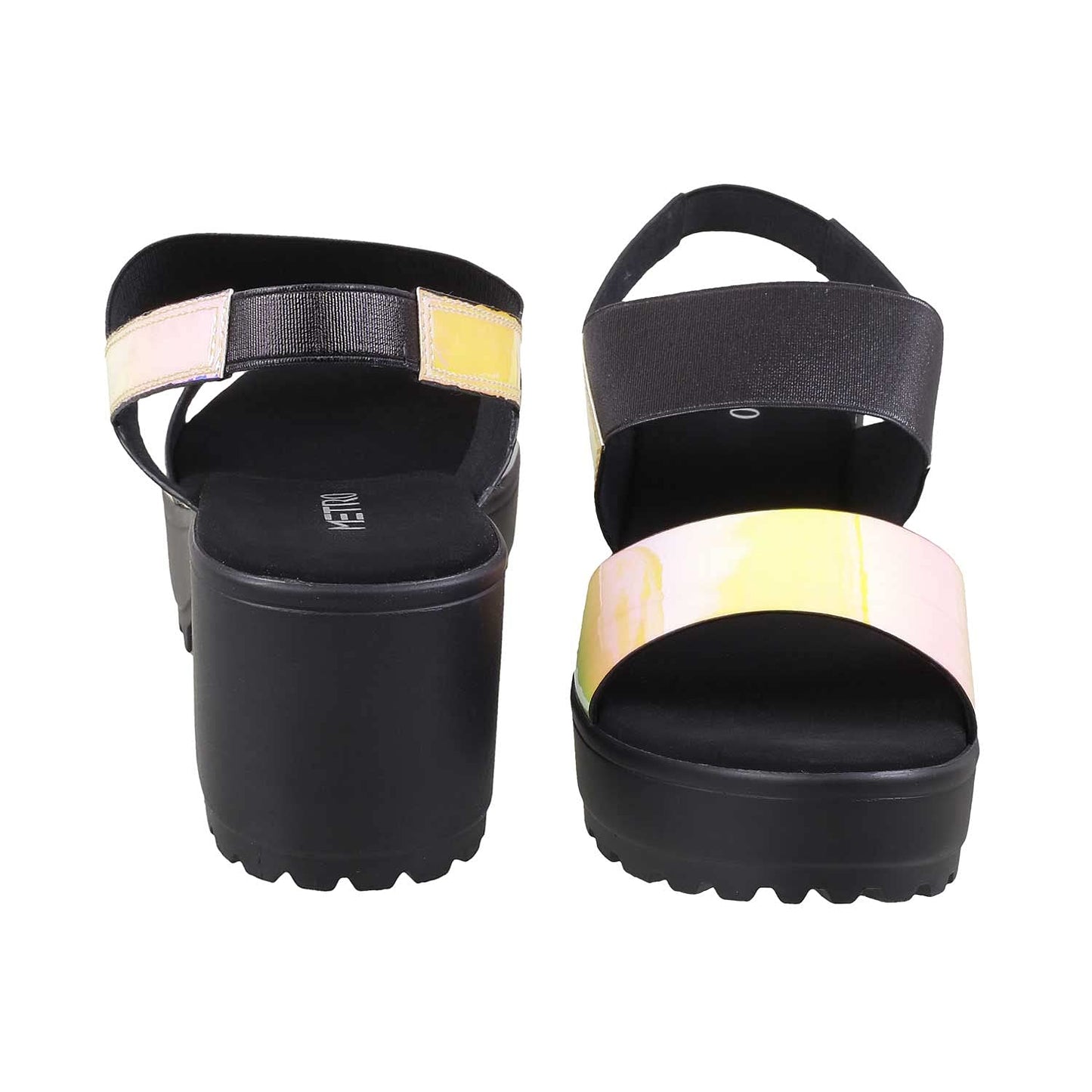 Metro Women Orange Sandals - SaumyasStore