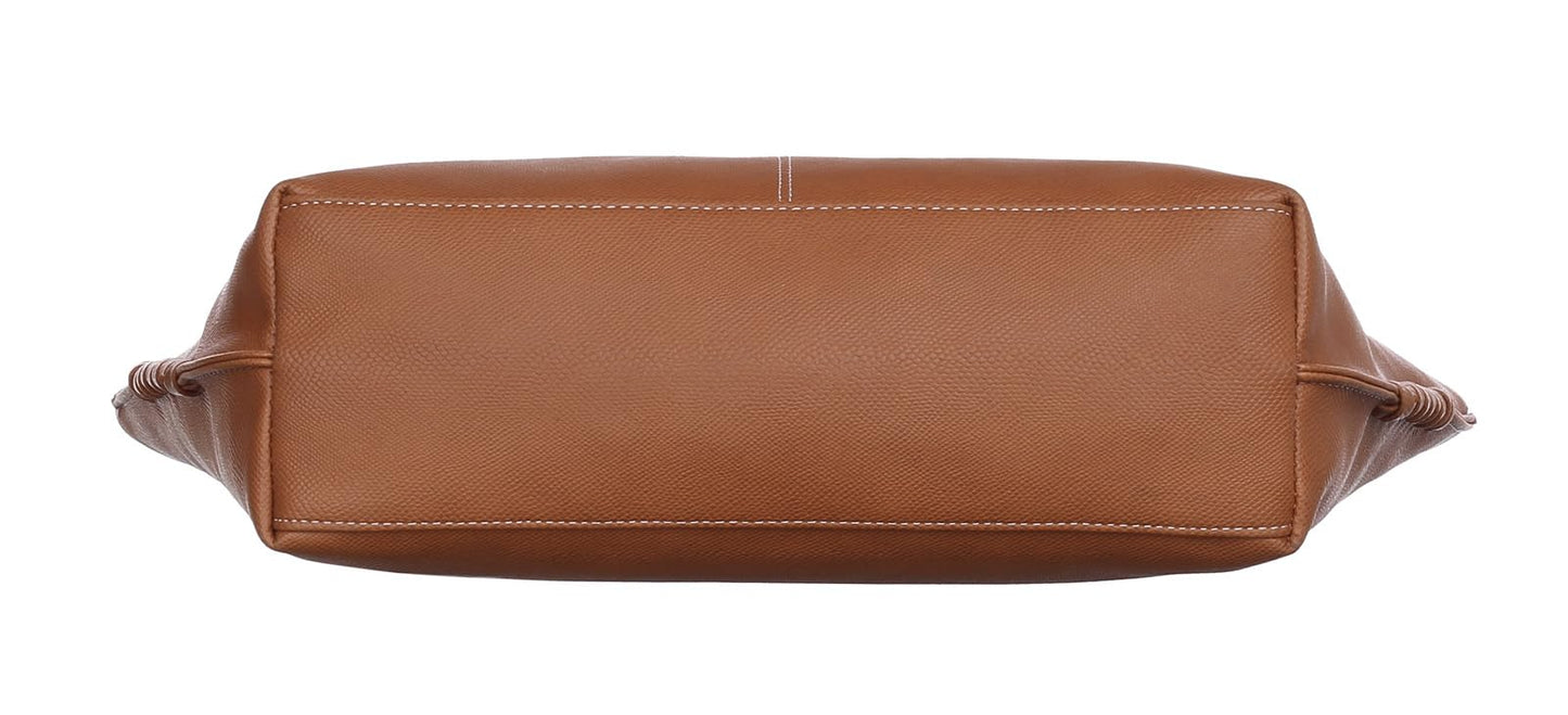 Keywest Women's Squirrel Tote Handbag for Women | Hobo Bag for Work | Ladies Purse | Stylish Shoulder Bag | Gift For Women | Tan