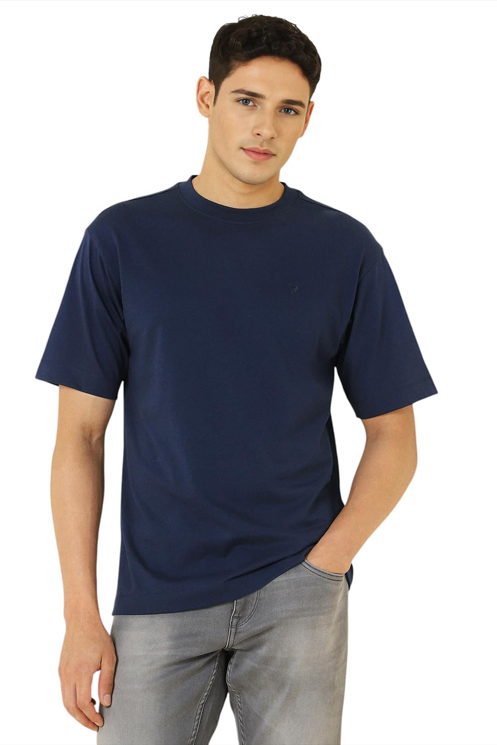 Allen Solly Mens T Shirt Blue