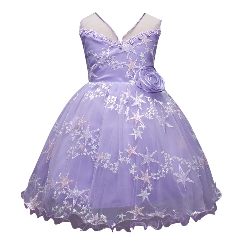 Hopscotch Girls 0 Party Dresses in Lavender Color for Ages 11-12 Years