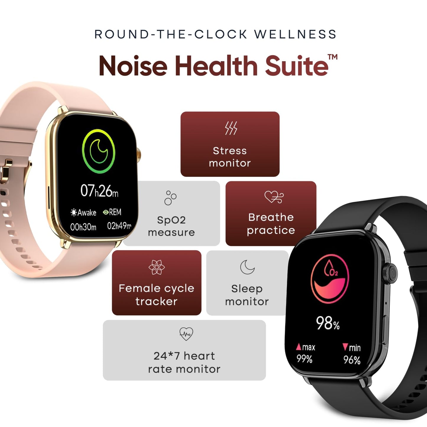 Noise ColorFit Pulse 4 Pro Smartwatch - Jet Black