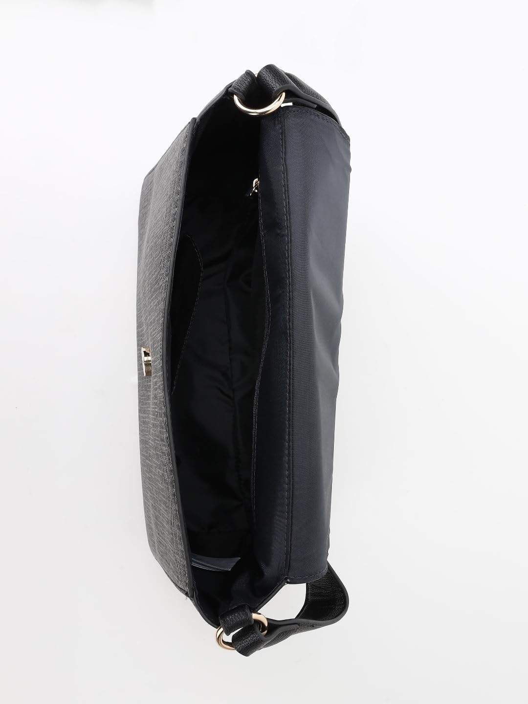 Tommy Hilfiger Logo Black Pvc Tote Bag