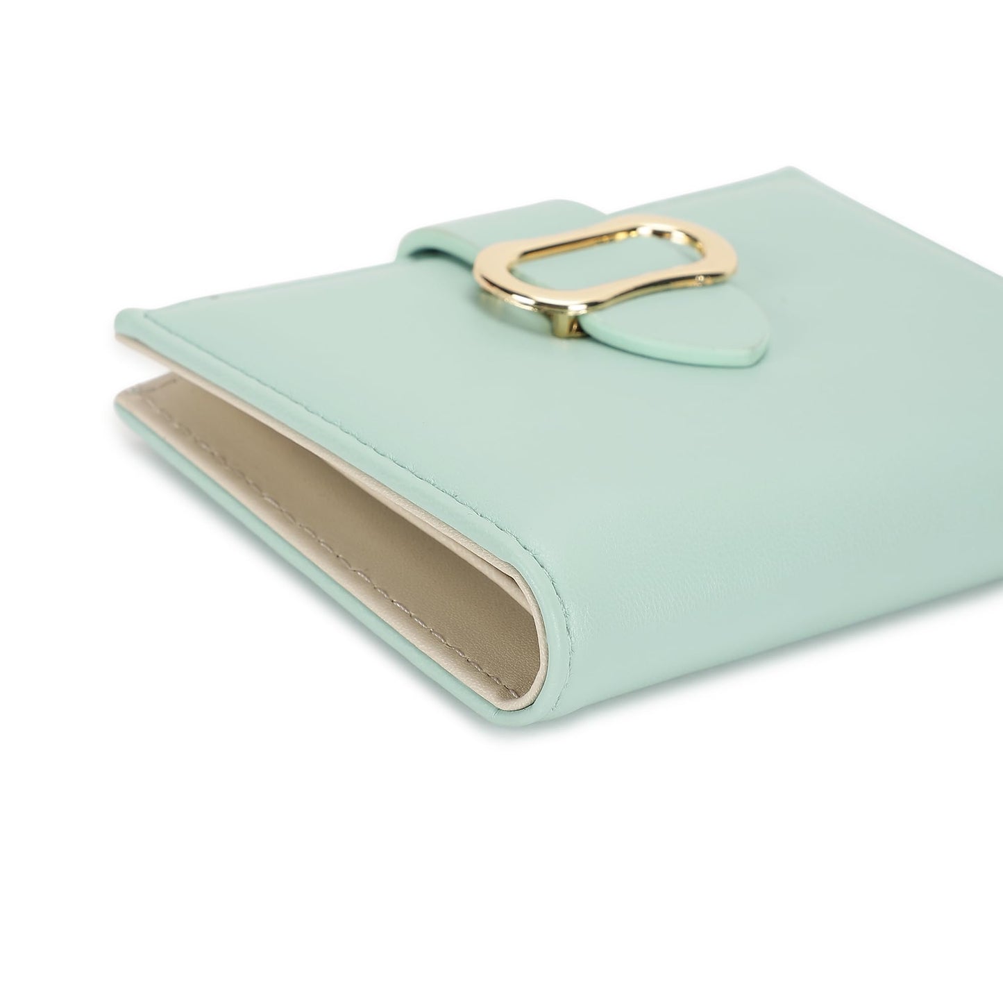 Fastrack Women's Buckle Flap Two-Fold Wallet | Multiple Card Slots, Cash Slots, Zip Coin Pocket, Buckle Design Flap | Stylish & Secure | 6 Months Warranty