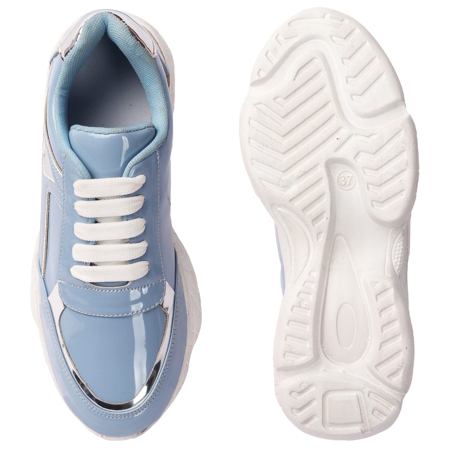 FURIOZZ Stylish Sneakers Shoes for Women's and Girls KBB1-Sky-37