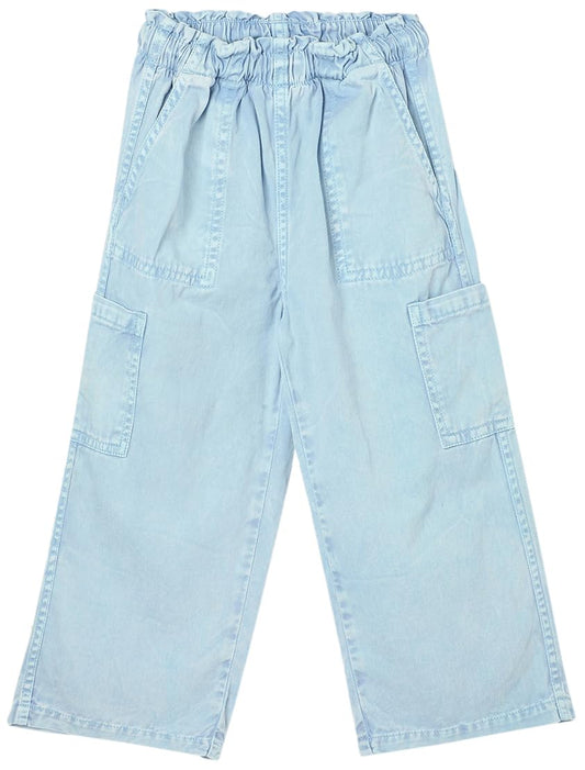 Max Girl's Regular Jeans (P24CFL01B_Blue