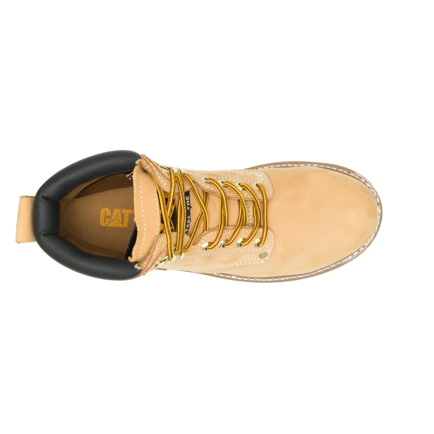 Caterpillar Men's Second Shift Steel Toe Work Boot Honey 8.5 2E US