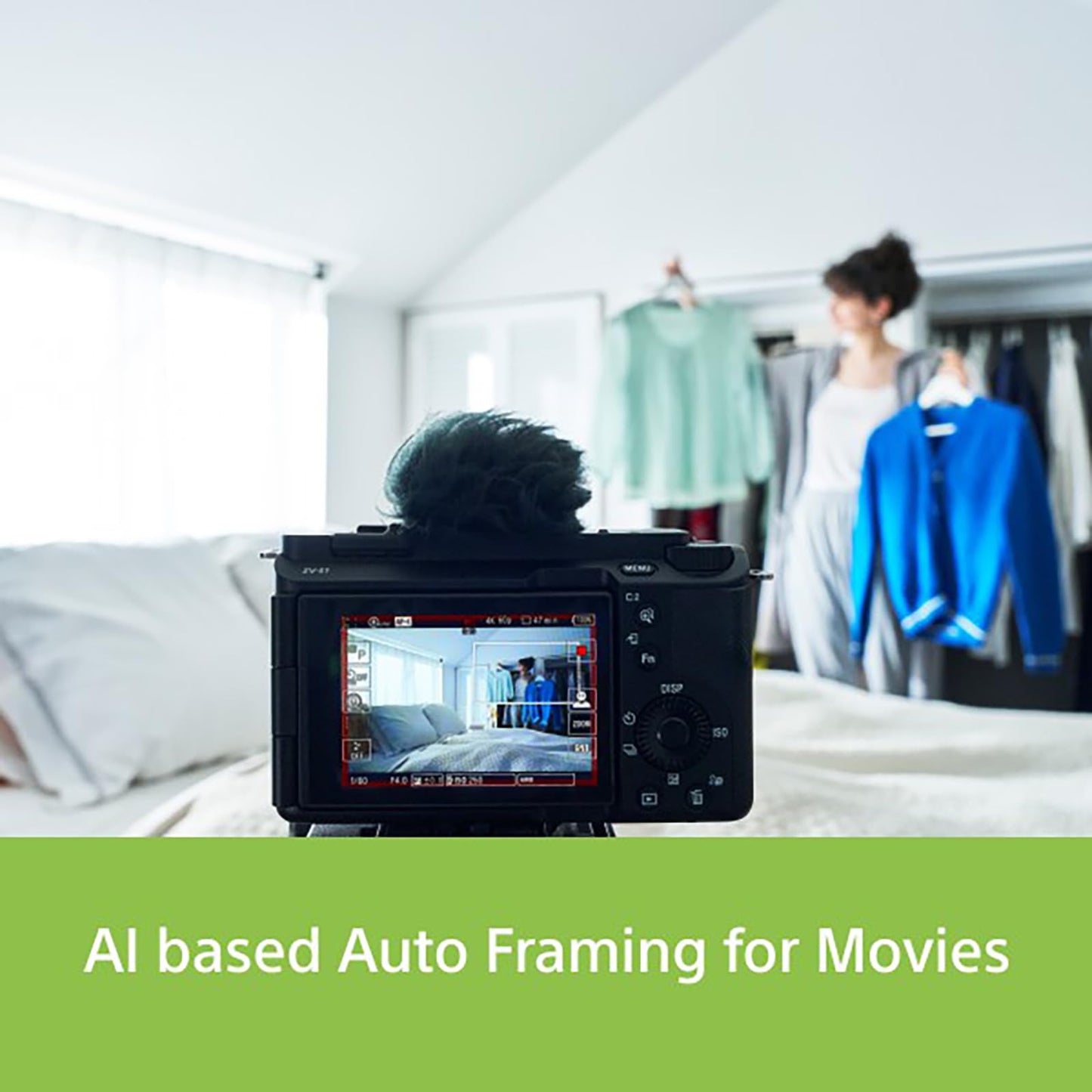 Sony Alpha Zv-E1 Full-Frame Interchangeable-Lens Mirrorless Vlog Digital Zoom Camera (Body Only)| Made for Creators | 12.1 Mp | Artificial Intelligence Based Autofocus | 4K 120P Recording – Black