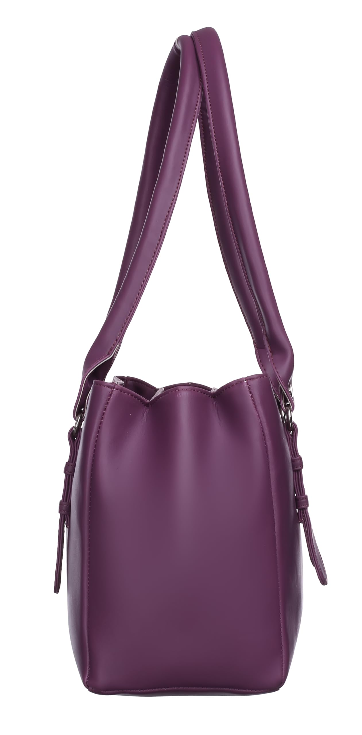 creeper Women's/Girls Leather Large Capacity Shoulder Bags (Dark Purple)