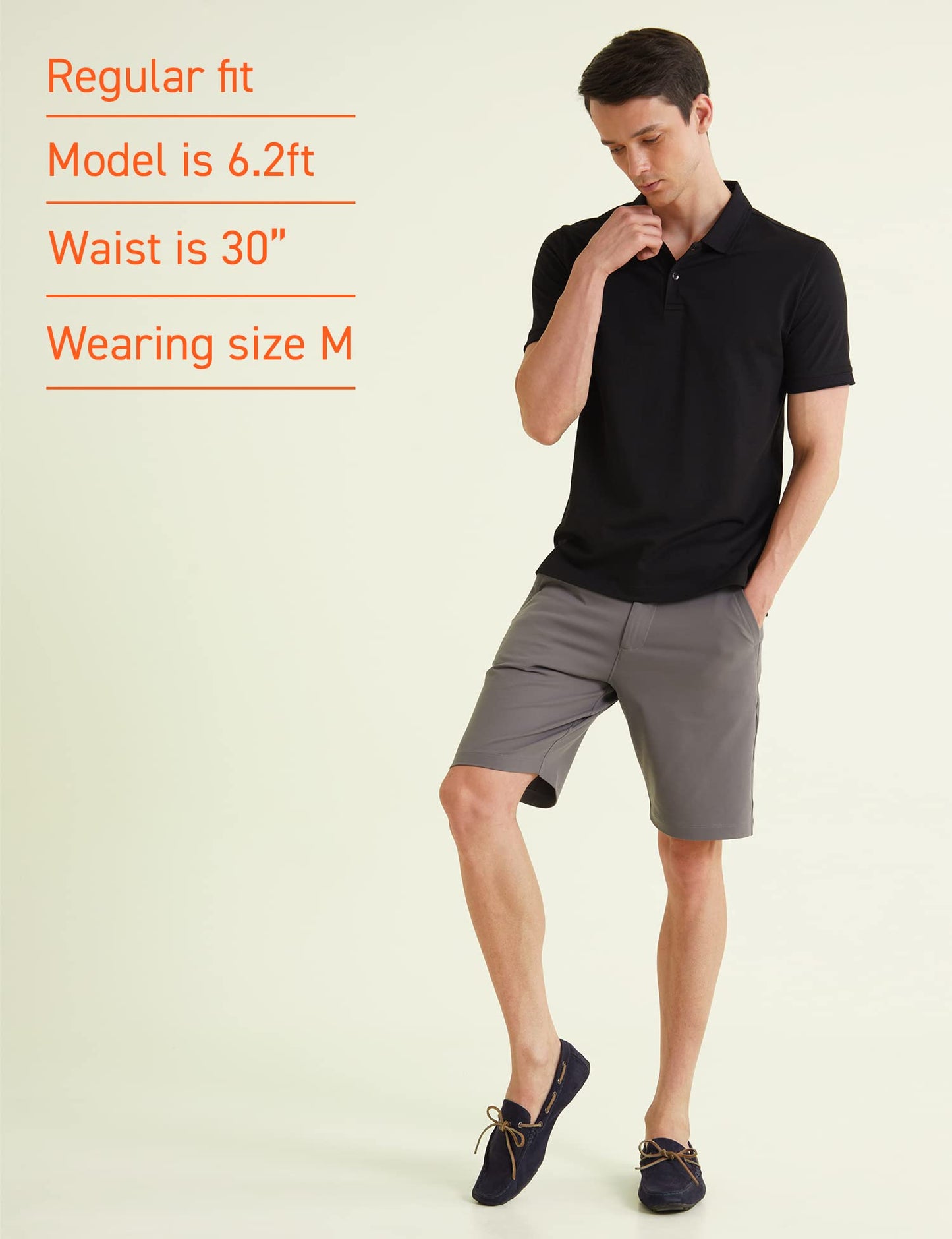 DAMENSCH Men's Chino Shorts (Dam-FSHT-MGY-XL_Grey_XL)