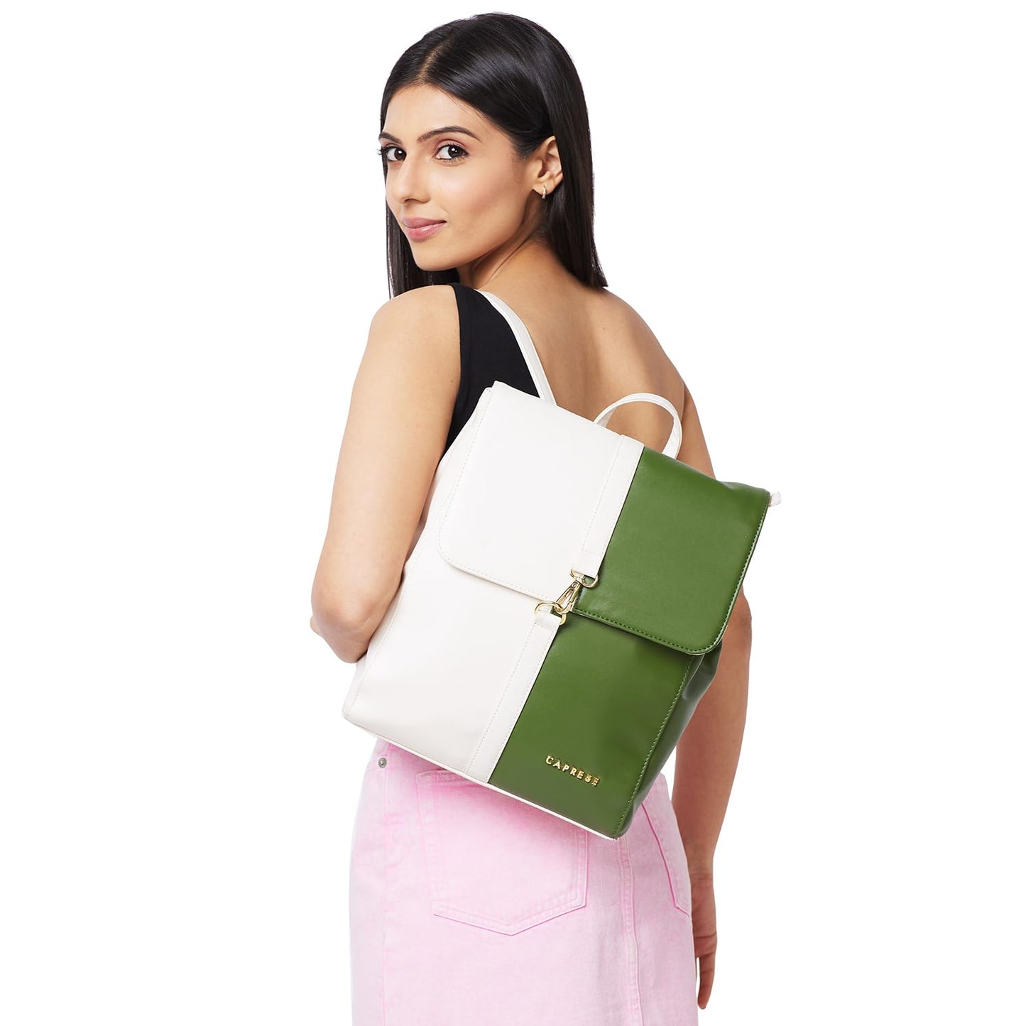 Caprese Lizzy Backpack Medium Cream