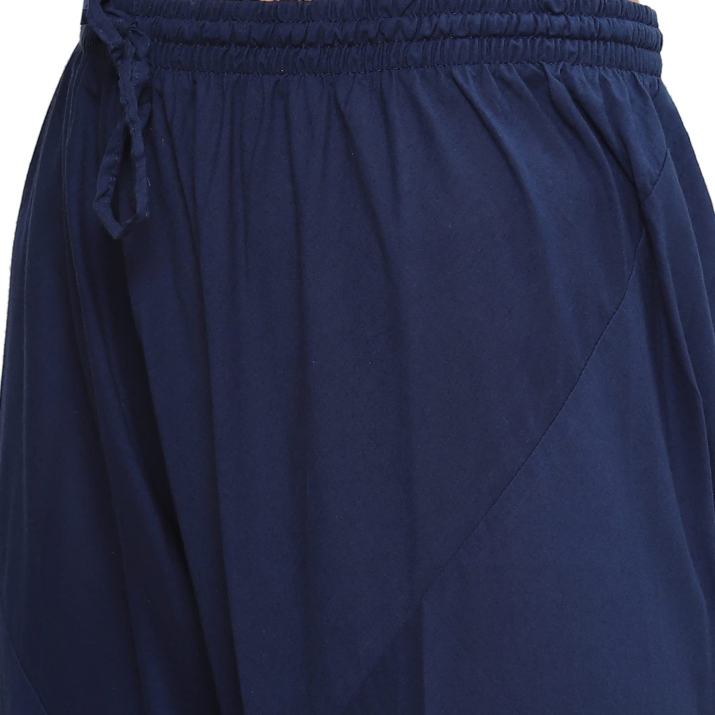 BIBA WOMEN EMBROIDERY FITTED SALWAR KURTA DUPATTA(SKD8098_NAVY_32)